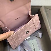 Balenciaga Mini Hourglass Bag Light Pink 19x8x11cm - 4
