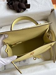 Hermes Kelly 25 Bag Yellow Epsom Gold 25cm - 2