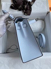 Hermes Kelly 25 Bag Light Blue Epsom Silver 25cm - 5