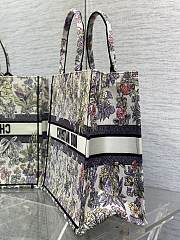 Dior Large Book Tote Embroidery Multicolor 42x18x35cm - 2