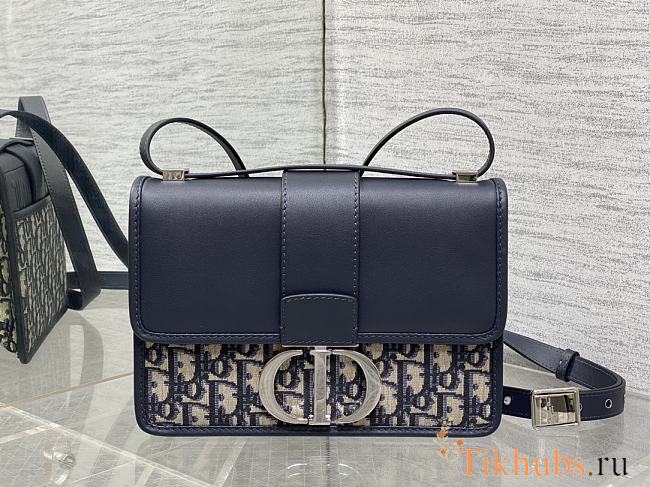 Dior 30 Montaigne Bag Blue 24x17x8cm - 1