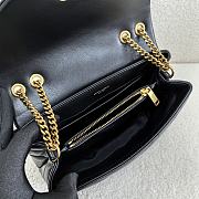 YSL Loulou Small Chain Black Gold Bag 23 x 17 x 9 cm - 5