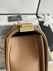 Chanel Leboy Bag Brown Caviar Gold 25cm - 2