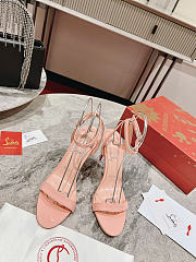 Christian Louboutin Loubi Queen Light Pink Patent 10cm - 2
