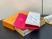 Louis Vuitton LV x TM Sarah Wallet White 19x10.5x2cm - 5
