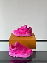 Louis Vuitton LV Trainer Maxi Pink Sneaker - 5