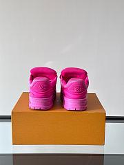 Louis Vuitton LV Trainer Maxi Pink Sneaker - 4