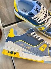 Louis Vuitton LV Trainer Sneaker Blue 02 - 4