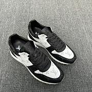 Louis Vuitton LV Run Away Black White Sneaker - 3