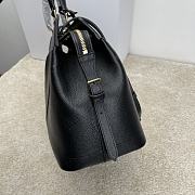 Celine Medium Cabas DE France Bag Black Leather 37x27x14cm - 6
