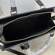Celine Medium Cabas DE France Bag Black Leather 37x27x14cm - 4