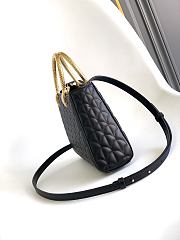 BVLGARI Serpenti Duo Top Handle Black Bag 21.5x15x6cm - 5