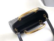 BVLGARI Serpenti Duo Top Handle Black Bag 21.5x15x6cm - 2
