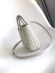 BVLGARI Serpenti Duo Top Handle White Bag 21.5x15x6cm - 5