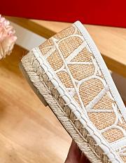 Valentino Garavani Toile Iconographe Espadrilles Flat - 5