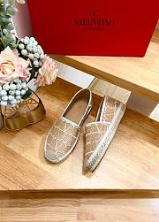 Valentino Garavani Toile Iconographe Espadrilles Flat - 4