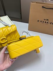 Coach Tabby Shoulder Bag 20 Yellow 20cm - 4