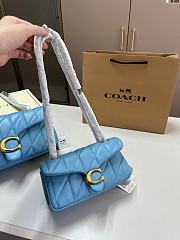 Coach Tabby Shoulder Bag 20 Blue 20cm - 1