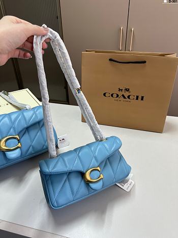 Coach Tabby Shoulder Bag 20 Blue 20cm