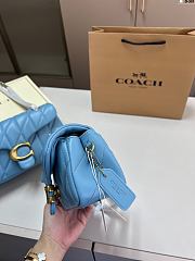 Coach Tabby Shoulder Bag 20 Blue 20cm - 6