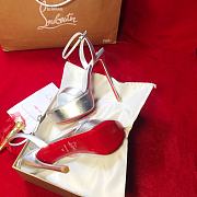 Christian Louboutin Silver Heel 15cm - 4