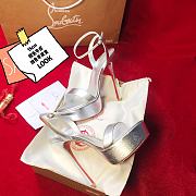 Christian Louboutin Silver Heel 15cm - 2