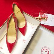 Christian Louboutin Hot Chick Red Patent Pump 10cm - 4