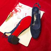 Christian Louboutin So Jane Suede Slingback Pumps 5.5cm - 5