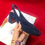 Christian Louboutin So Jane Suede Slingback Pumps 5.5cm - 4