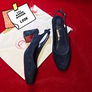 Christian Louboutin So Jane Suede Slingback Pumps 5.5cm - 3