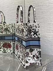 Dior Large Book Tote Latte Multicolor Cabinet Motif 42x18x35cm - 6