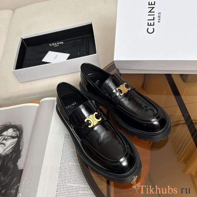 Celine Black Loafer  - 1