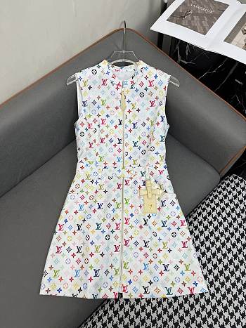 Louis Vuitton LV White Dress 03