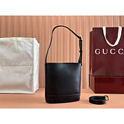 Gucci 73 Mini Bucket Bag Black 18.5x20x8.5cm - 3