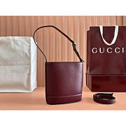 Gucci 73 Mini Bucket Bag Burgundy 18.5x20x8.5cm - 3