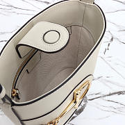 Gucci 73 Mini Bucket Bag White 18.5x20x8.5cm - 3