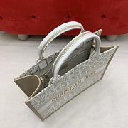 Dior Medium Book Tote Natural Oblique 36.5x28x16.5cm - 5