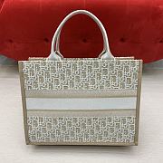 Dior Medium Book Tote Natural Oblique 36.5x28x16.5cm - 3