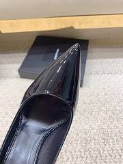 YSL Opyum Pump Black Patent Gold Heel 10cm - 3