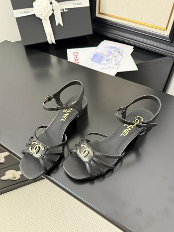 Chanel Sandal Black Heel 5cm