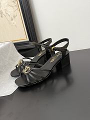 Chanel Sandal Black Heel 5cm - 5