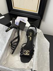 Chanel Sandal Black Heel 5cm - 4