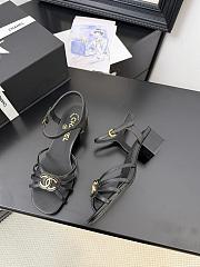 Chanel Sandal Black Heel 5cm - 3