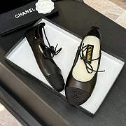 Chanel Mary Janes Black Ballerina Flat - 4