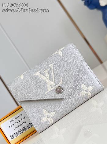 Louis Vuitton LV Wallet Victorine Grey 12x9.5x1.5cm