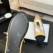 Chanel Mary Janes Beige Ballerina Flat - 2
