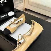 Chanel Mary Janes Beige Ballerina Flat - 3