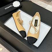 Chanel Mary Janes Beige Ballerina Flat - 5