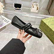 Gucci Women's Horsebit Ballet Black Flat - 4