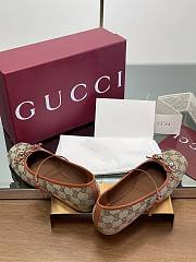 Gucci Women's Horsebit Ballet Flat Beige  - 2